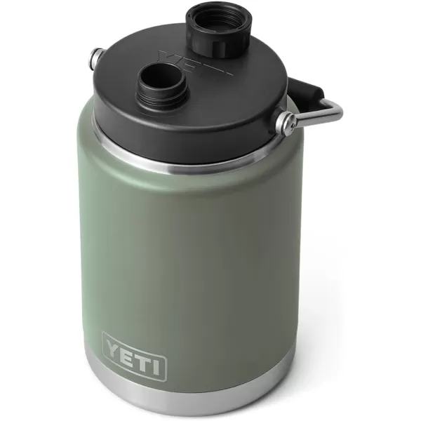 YETI Rambler Half Gallon Jug, Vacuum Insulated, Stainless Steel with MagCap, King Crab