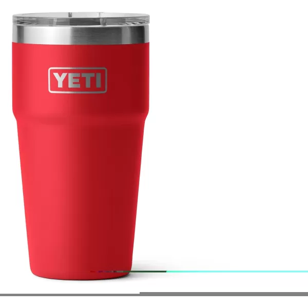 YETI Rambler Stackable Pint, Vacuum Insulated, Stainless Steel with MagSlider Lid, Black