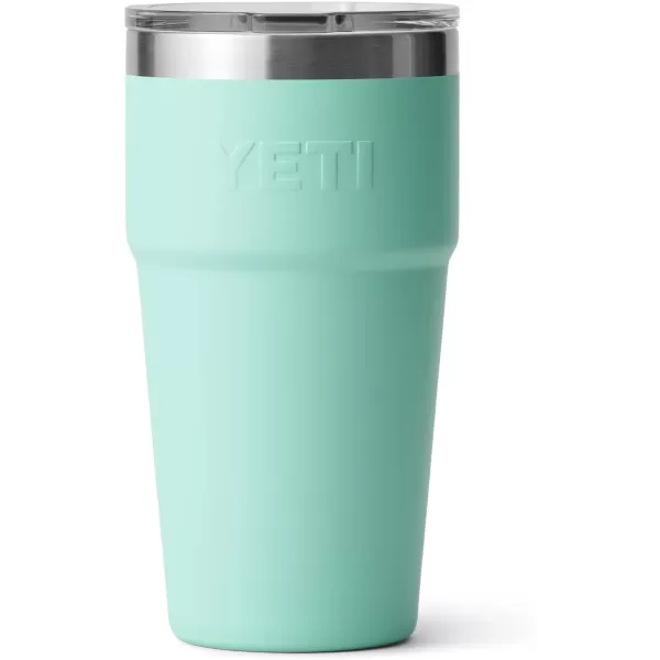 YETI Rambler Stackable Pint, Vacuum Insulated, Stainless Steel with MagSlider Lid, Black