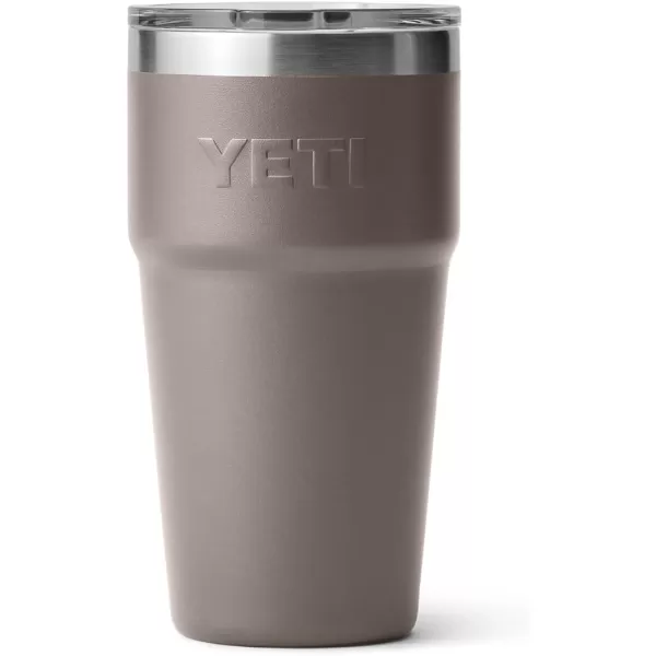 YETI Rambler Stackable Pint, Vacuum Insulated, Stainless Steel with MagSlider Lid, Black