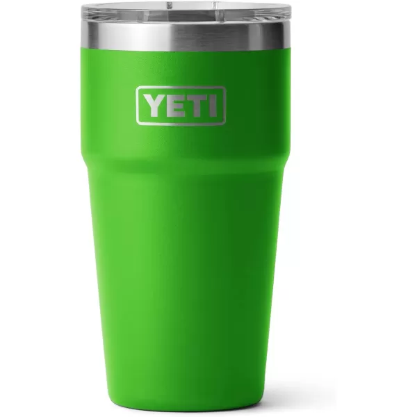 YETI Rambler Stackable Pint, Vacuum Insulated, Stainless Steel with MagSlider Lid, Black