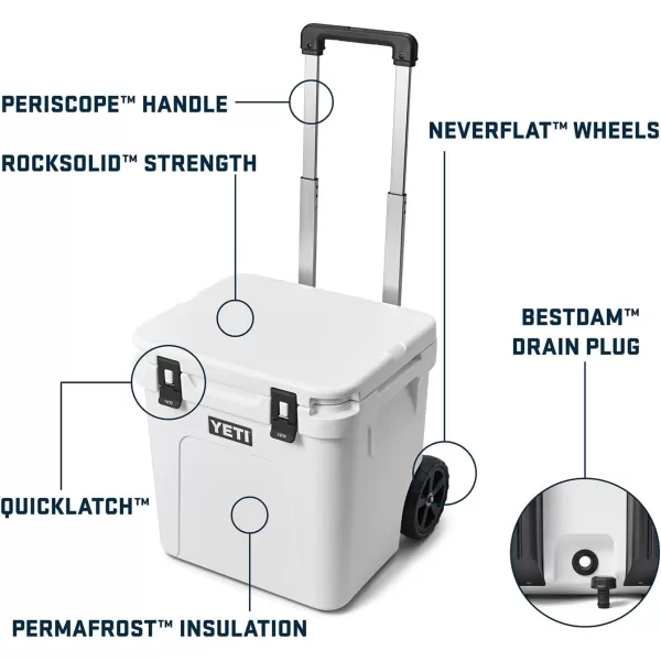 YETI Roadie 48 Wheeled Cooler with Retractable Periscope Handle