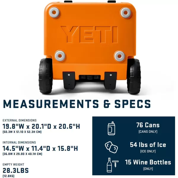 YETI Roadie 48 Wheeled Cooler with Retractable Periscope Handle
