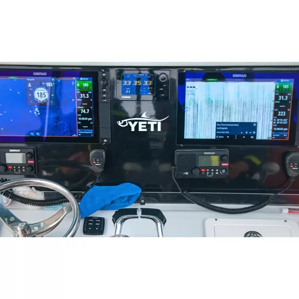 YETI Sportsman's Decal Trout White