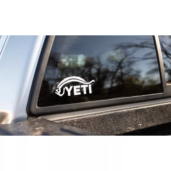 YETI Sportsman's Decal Trout White