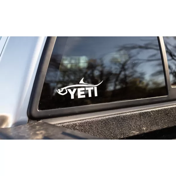 YETI Sportsman's Decal Trout White