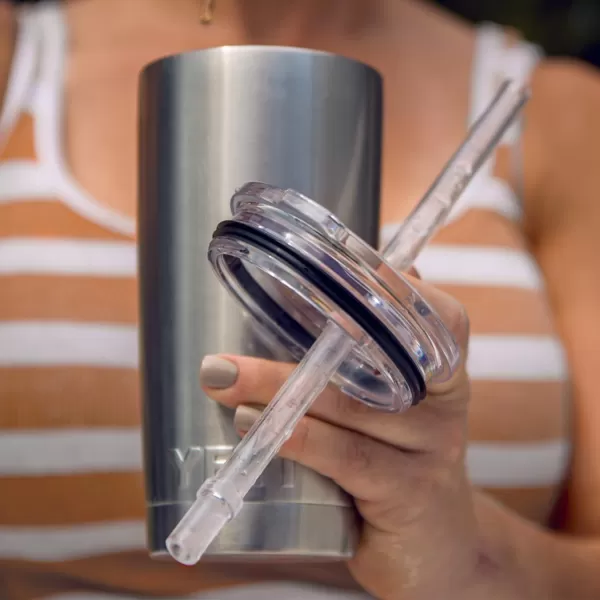 YETI Straw Lid for YETI Rambler Drinkware, Shatter-Proof and Dishwasher Safe