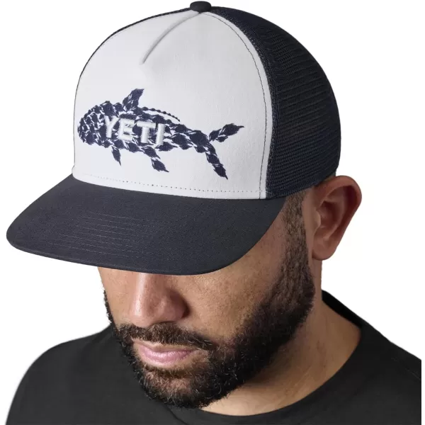 YETI Tarpon Flies Badge Mid Pro Trucker Hat
