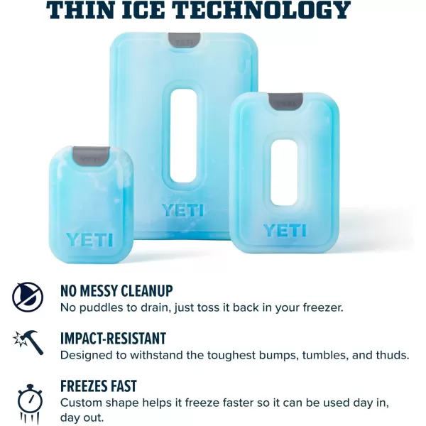 YETI Thin ICE Refreezable Reusable Cooler Ice Pack, Medium