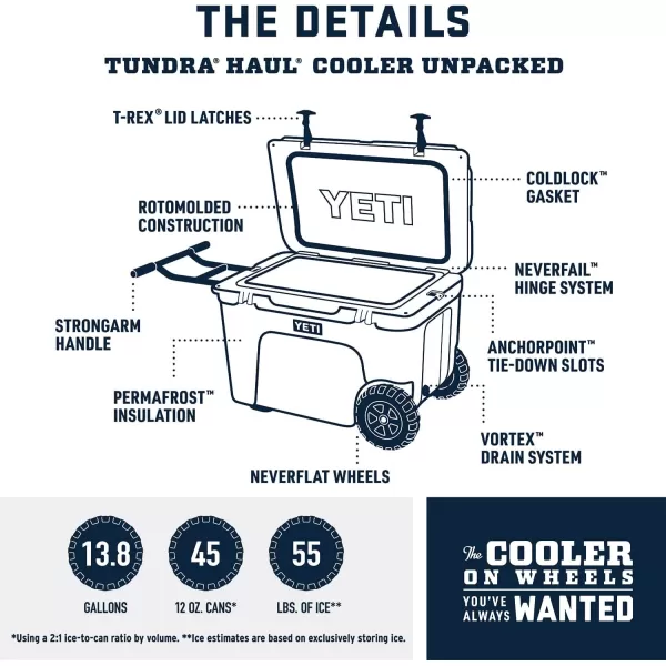 YETI Tundra Haul Portable Wheeled Cooler