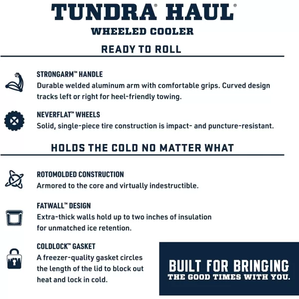 YETI Tundra Haul Portable Wheeled Cooler