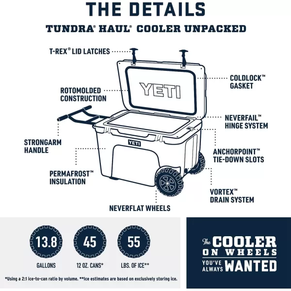 YETI Tundra Haul Portable Wheeled Cooler