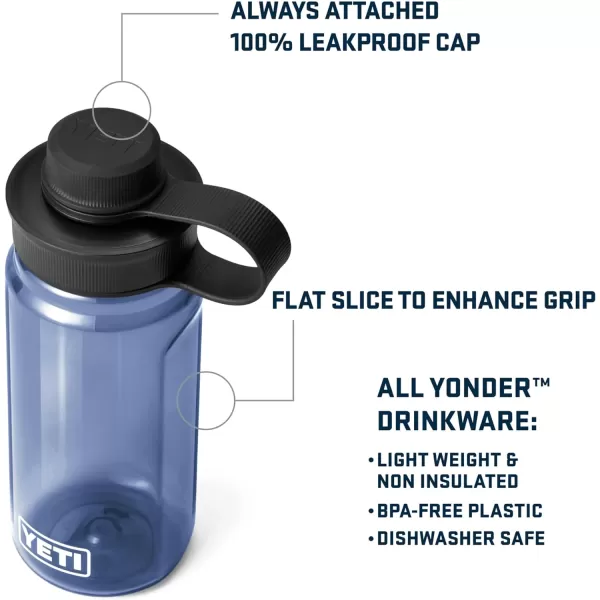 YETI Yonder 1.5L/50 oz Water Bottle with Yonder Tether Cap, Power Pink