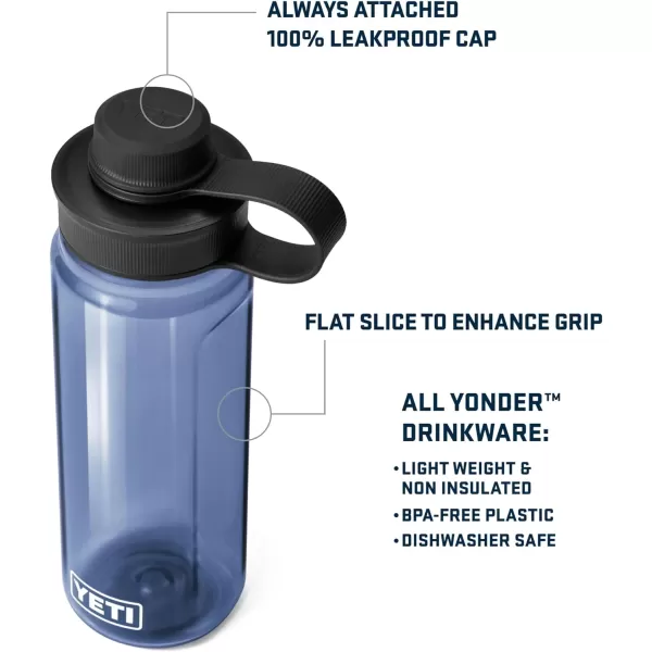 YETI Yonder 1.5L/50 oz Water Bottle with Yonder Tether Cap, Power Pink