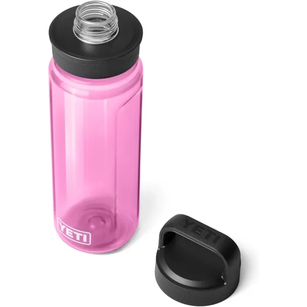 YETI Yonder 750 ml/25 oz Water Bottle with Yonder Chug Cap, Power Pink