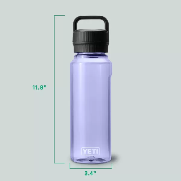 YETI Yonder 750 ml/25 oz Water Bottle with Yonder Chug Cap, Power Pink