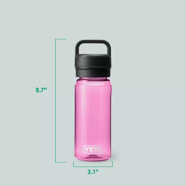 YETI Yonder 750 ml/25 oz Water Bottle with Yonder Chug Cap, Power Pink