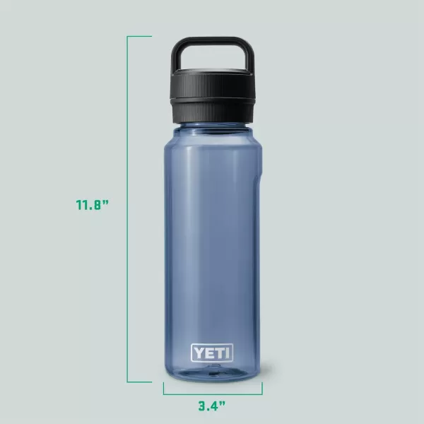 YETI Yonder 750 ml/25 oz Water Bottle with Yonder Chug Cap, Power Pink