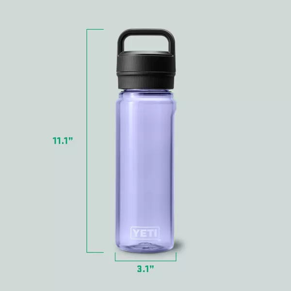 YETI Yonder 750 ml/25 oz Water Bottle with Yonder Chug Cap, Power Pink