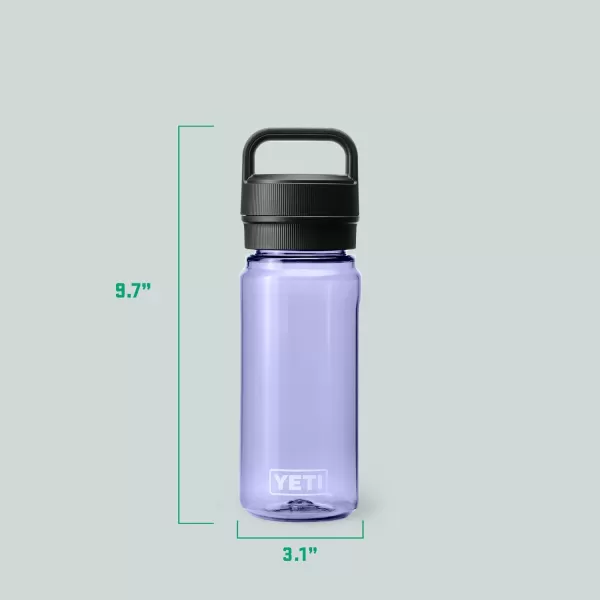 YETI Yonder 750 ml/25 oz Water Bottle with Yonder Chug Cap, Power Pink