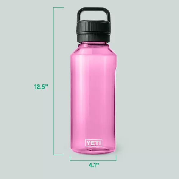 YETI Yonder 750 ml/25 oz Water Bottle with Yonder Chug Cap, Power Pink