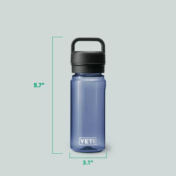 YETI Yonder 750 ml/25 oz Water Bottle with Yonder Chug Cap, Power Pink