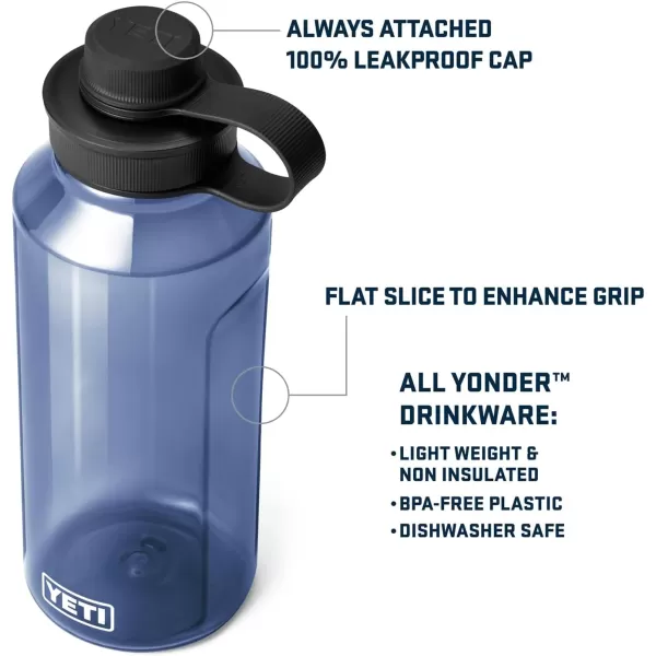 YETI Yonder 750 ml/25 oz Water Bottle with Yonder Tether Cap, Seafoam
