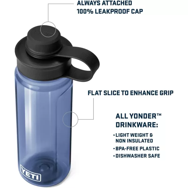 YETI Yonder 750 ml/25 oz Water Bottle with Yonder Tether Cap, Seafoam