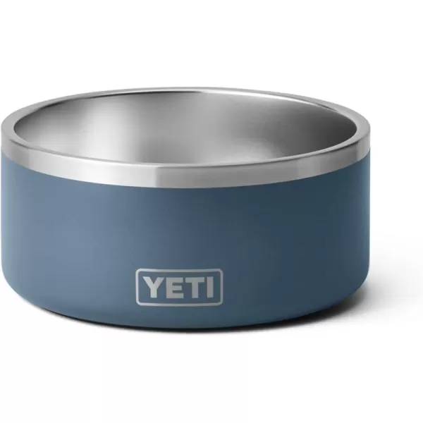YETI Boomer 8, Stainless Steel, Non-Slip Dog Bowl, Holds 64 Ounces, Black