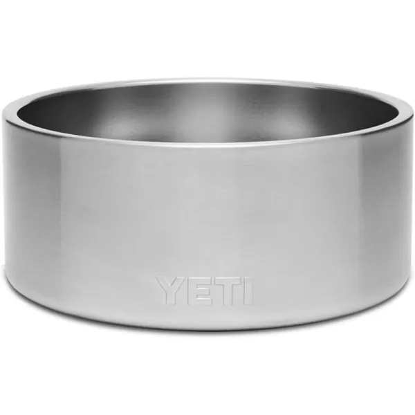 YETI Boomer 8, Stainless Steel, Non-Slip Dog Bowl, Holds 64 Ounces, Black