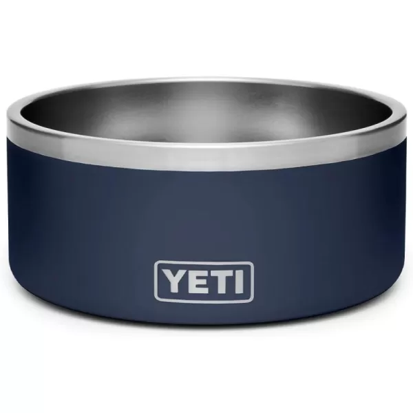 YETI Boomer 8, Stainless Steel, Non-Slip Dog Bowl, Holds 64 Ounces, Black
