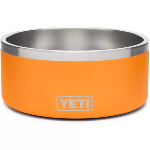 YETI Boomer 8, Stainless Steel, Non-Slip Dog Bowl, Holds 64 Ounces, Black