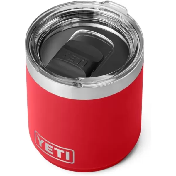 YETI Rambler 10 oz Stackable Lowball 2.0, Vacuum Insulated, Stainless Steel with MagSlider Lid, White
