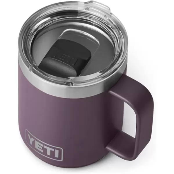 YETI Rambler 10 oz Stackable Mug, Vacuum Insulated, Stainless Steel with MagSlider Lid, Tropical Pink