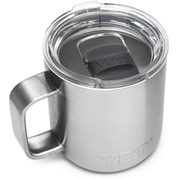 YETI Rambler 10 oz Stackable Mug, Vacuum Insulated, Stainless Steel with MagSlider Lid, Tropical Pink