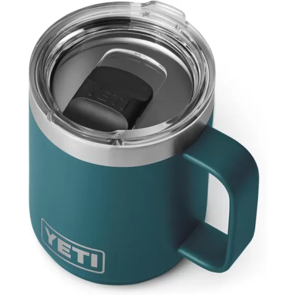 YETI Rambler 10 oz Stackable Mug, Vacuum Insulated, Stainless Steel with MagSlider Lid, Tropical Pink