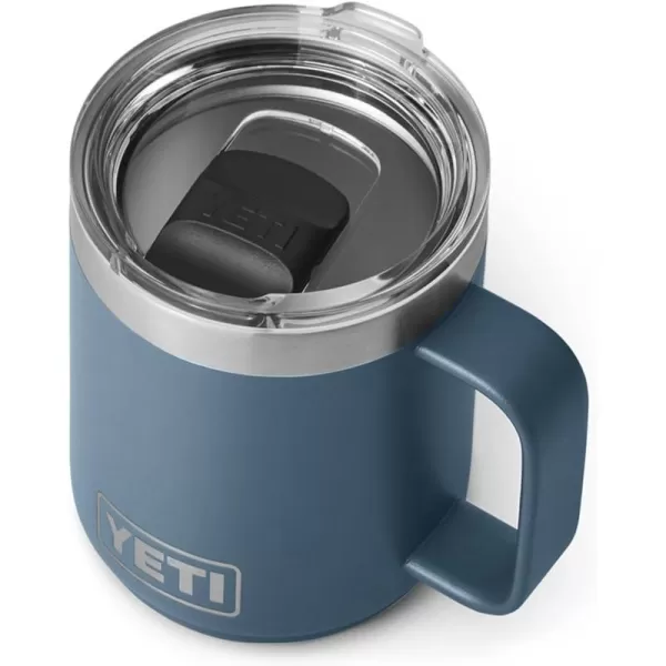 YETI Rambler 10 oz Stackable Mug, Vacuum Insulated, Stainless Steel with MagSlider Lid, Tropical Pink
