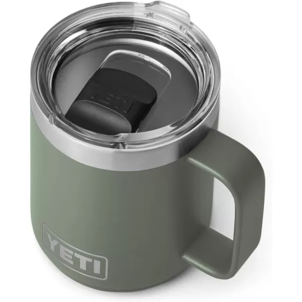 YETI Rambler 10 oz Stackable Mug, Vacuum Insulated, Stainless Steel with MagSlider Lid, Tropical Pink
