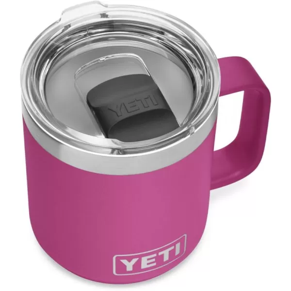 YETI Rambler 10 oz Stackable Mug, Vacuum Insulated, Stainless Steel with MagSlider Lid, Tropical Pink