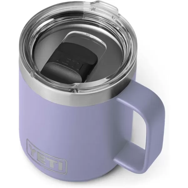 YETI Rambler 10 oz Stackable Mug, Vacuum Insulated, Stainless Steel with MagSlider Lid, Tropical Pink