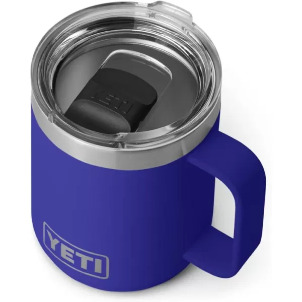 YETI Rambler 10 oz Stackable Mug, Vacuum Insulated, Stainless Steel with MagSlider Lid, Tropical Pink