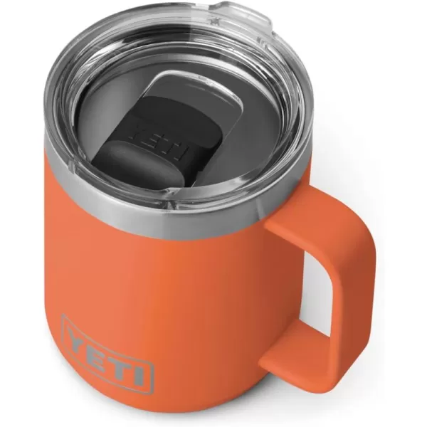 YETI Rambler 10 oz Stackable Mug, Vacuum Insulated, Stainless Steel with MagSlider Lid, Tropical Pink