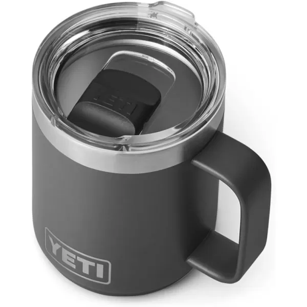 YETI Rambler 10 oz Stackable Mug, Vacuum Insulated, Stainless Steel with MagSlider Lid, Tropical Pink