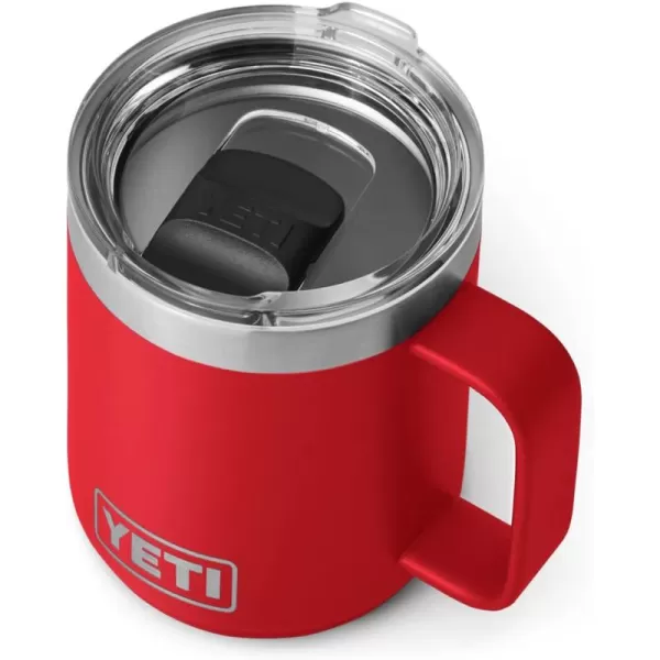 YETI Rambler 10 oz Stackable Mug, Vacuum Insulated, Stainless Steel with MagSlider Lid, Tropical Pink