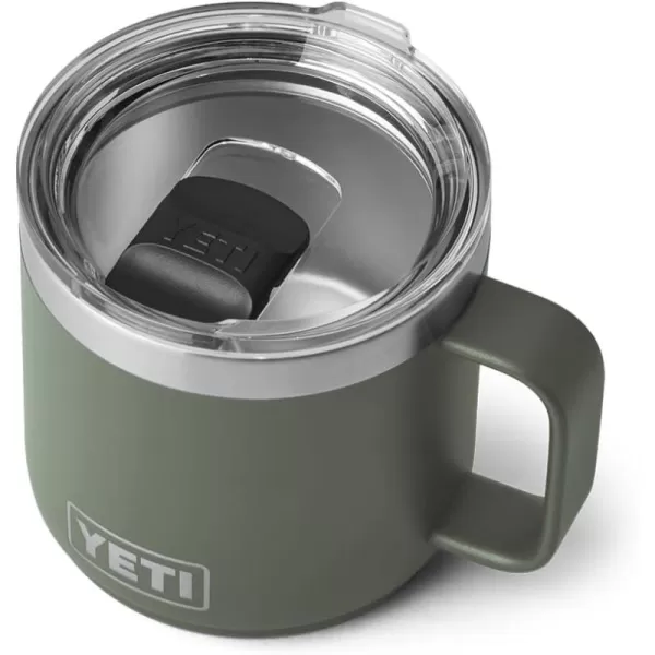 YETI Rambler 14 oz Stackable Mug, Vacuum Insulated, Stainless Steel with MagSlider Lid, King Crab