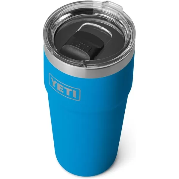 YETI Rambler 20 oz Stackable Tumbler, Stainless Steel, Vacuum Insulated with MagSlider Lid, King Crab