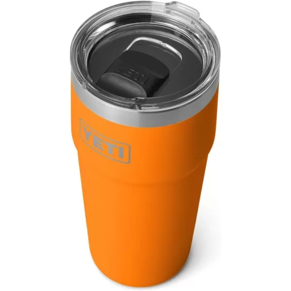 YETI Rambler 20 oz Stackable Tumbler, Stainless Steel, Vacuum Insulated with MagSlider Lid, King Crab
