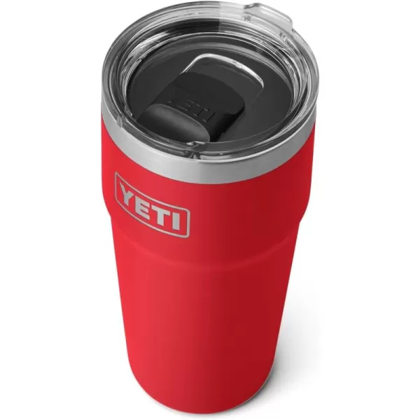 YETI Rambler 20 oz Stackable Tumbler, Stainless Steel, Vacuum Insulated with MagSlider Lid, King Crab
