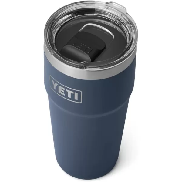 YETI Rambler 20 oz Stackable Tumbler, Stainless Steel, Vacuum Insulated with MagSlider Lid, King Crab