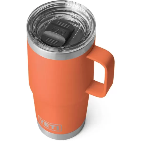 YETI Rambler 20 oz Travel Mug, Stainless Steel, Vacuum Insulated with Stronghold Lid, Black